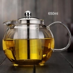 Glass teapot 650ml with infuser